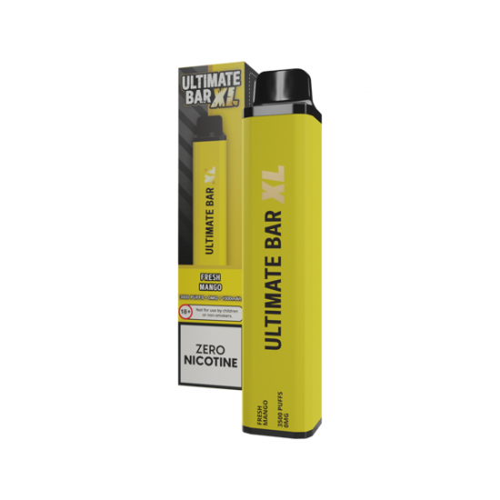 0mg Ultimate Bar XL Disposable Vape Device 3500 Puffs - Flavour: Fresh Mango