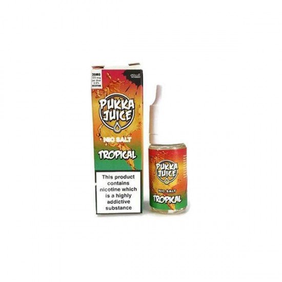 10MG Pukka Juice 10ML Flavoured Nic Salt (50VG/50PG) - Flavour: Tropical