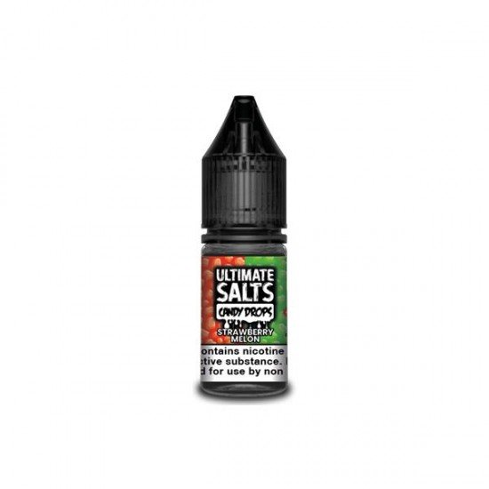 10MG Ultimate Puff Salts Candy Drops 10ML Flavoured Nic Salts - Flavour: Strawberry Melon