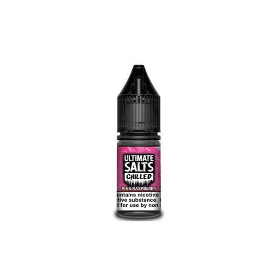 10MG Ultimate Puff Salts Chilled 10ML Flavoured Nic Salts (50VG/50PG) - Flavour: Pink Raspberry