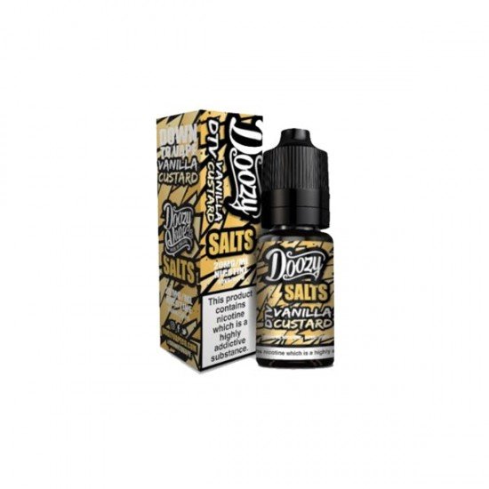 10mg Doozy Vape Co Nic Salt 10ml (50VG/50PG) - Flavour: Vanilla Custard