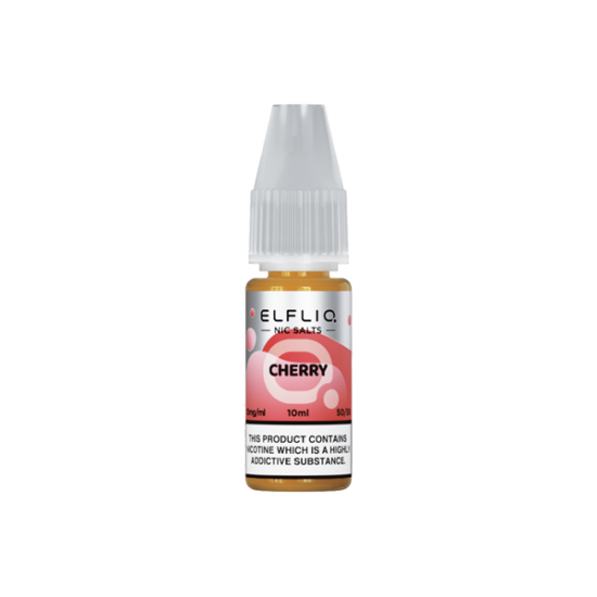 10mg ELFLIQ By Elf Bar 10ml Nic Salt (50VG/50PG) - Flavour: Cherry