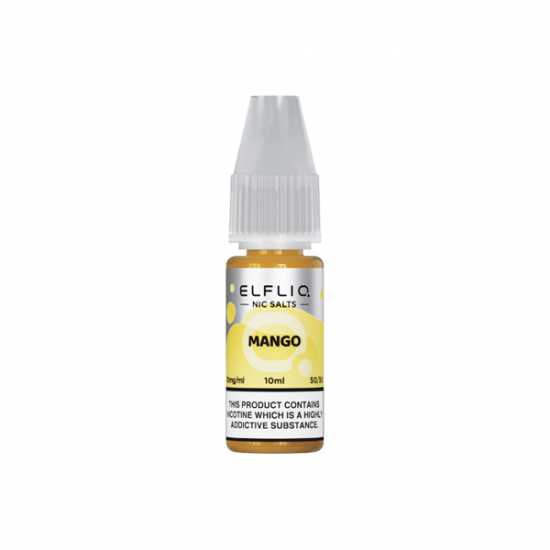 10mg ELFLIQ By Elf Bar 10ml Nic Salt (50VG/50PG) - Flavour: Mango