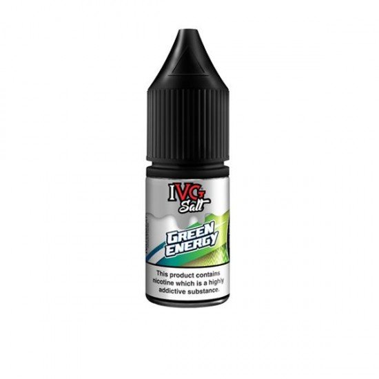 10mg I VG Crushed Range 10ml Nic Salt (50VG/50PG) - Flavour: Green Energy