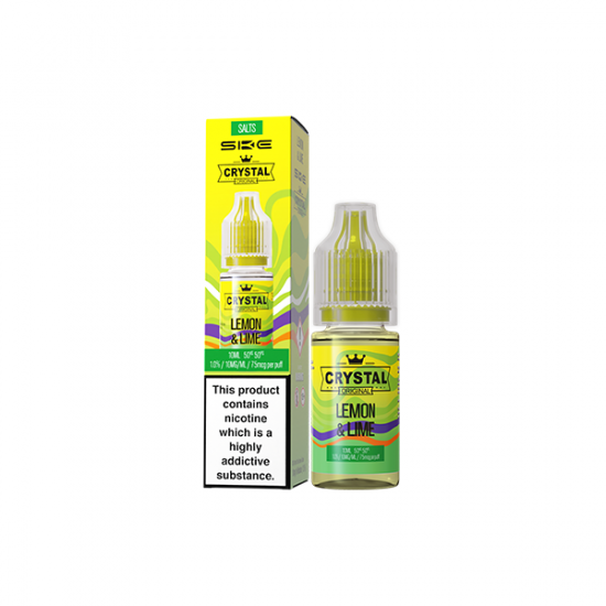 10mg SKE Crystal Original 10ml Nic Salts (50VG/50PG) - Flavour: Lemon Lime