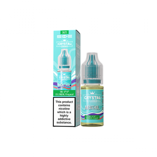 10mg SKE Crystal Original 10ml Nic Salts (50VG/50PG) - Flavour: Menthol