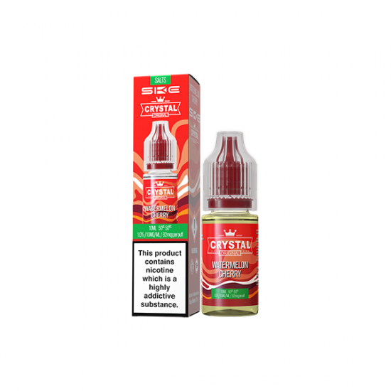 10mg SKE Crystal Original 10ml Nic Salts (50VG/50PG) - Flavour: Watermelon Cherry