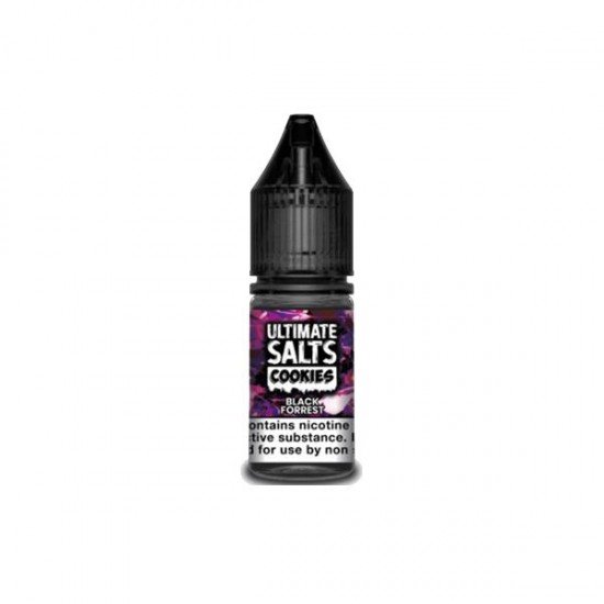 10mg Ultimate Puff Salts Cookies 10ML Flavoured Nic Salts (50VG/50PG) - Flavour: Black Forrest