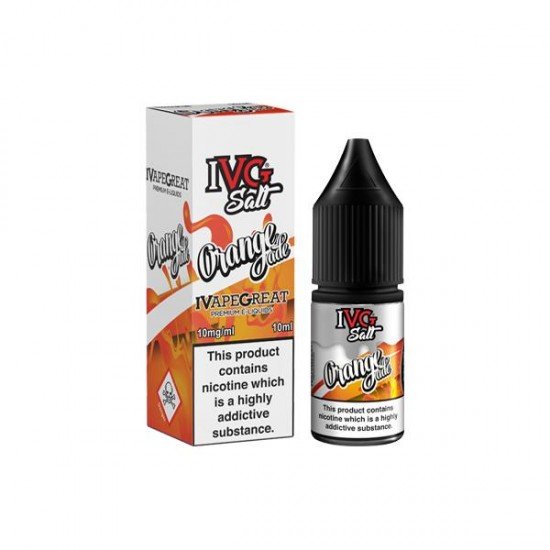 10mg I VG Salt 10ml Nic Salts (50VG/50PG) - Flavour: Orangeade