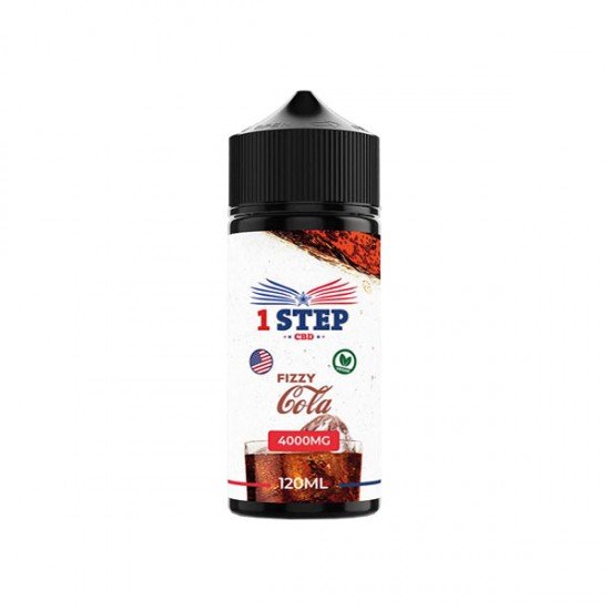 1 Step CBD 4000mg CBD E-liquid 120ml (BUY 1 GET 1 FREE) - Flavour: Fizzy Cola