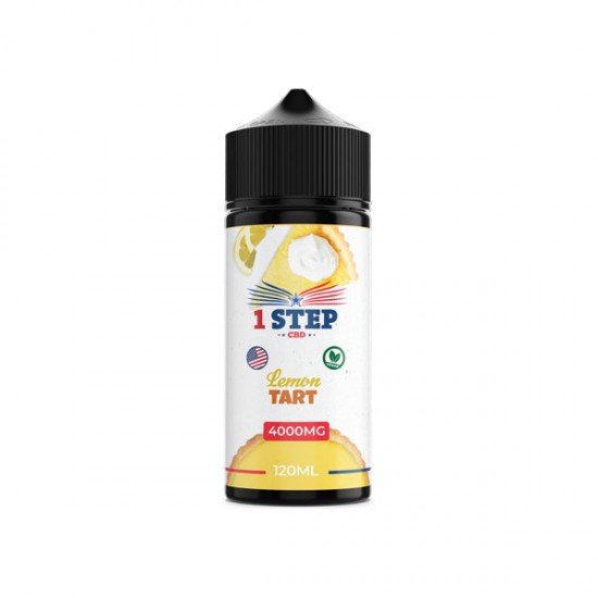 1 Step CBD 4000mg CBD E-liquid 120ml (BUY 1 GET 1 FREE) - Flavour: Lemon Tart