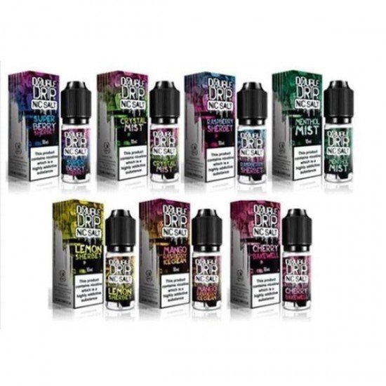 20MG Double Drip 10ML Flavoured Nic Salts E Liquid - Flavour: Berry Blitz