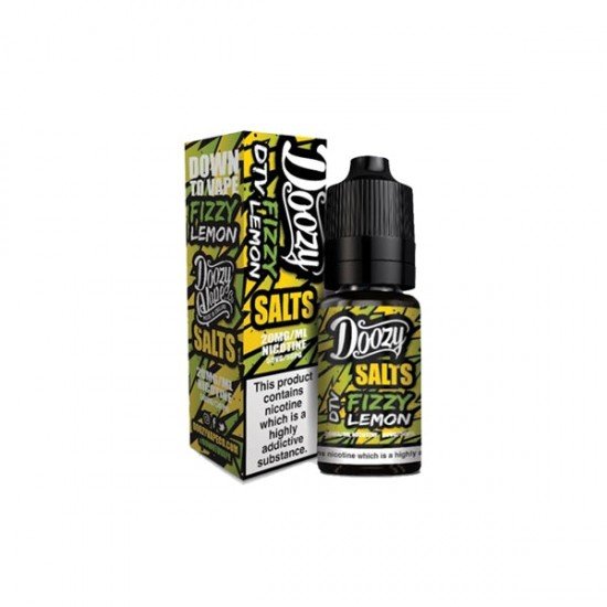 20mg Doozy Vape Co Nic Salt 10ml (50VG/50PG) - Flavour: Fizzy Lemon