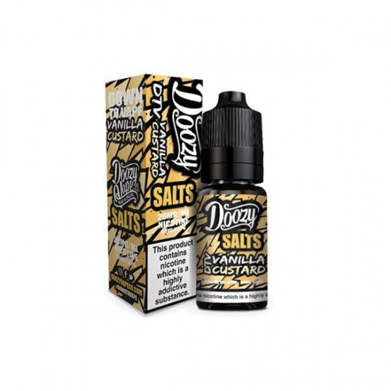 20mg Doozy Vape Co Nic Salt 10ml (50VG/50PG) - Flavour: Vanilla Custard