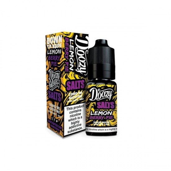 20mg Doozy Vape Co Nic Salt 10ml (50VG/50PG) - Flavour: Lemon Berry Pie