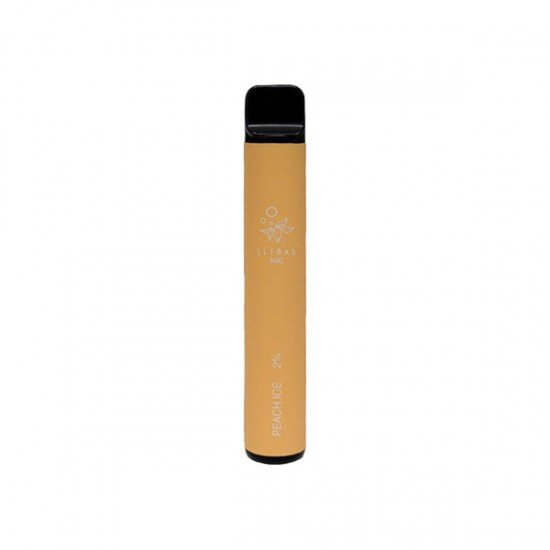 20mg ELF Bar Disposable Vape Pod 600 Puffs - Flavour: Peach Ice