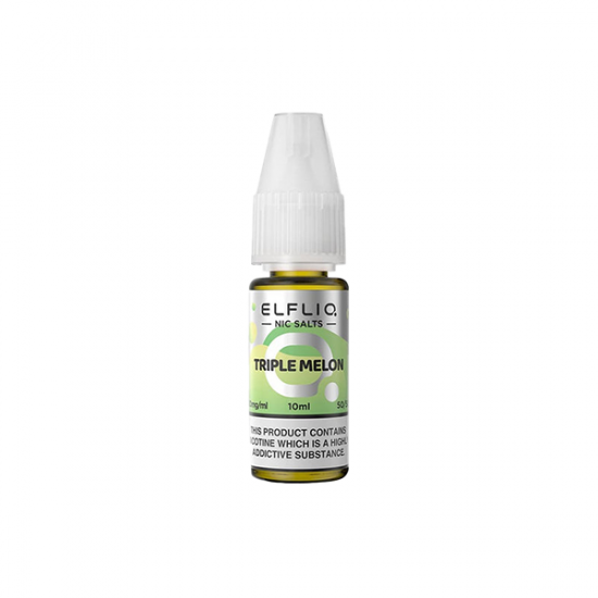 20mg ELFLIQ By Elf Bar 10ml Nic Salt (50VG/50PG) - Flavour: Triple melon