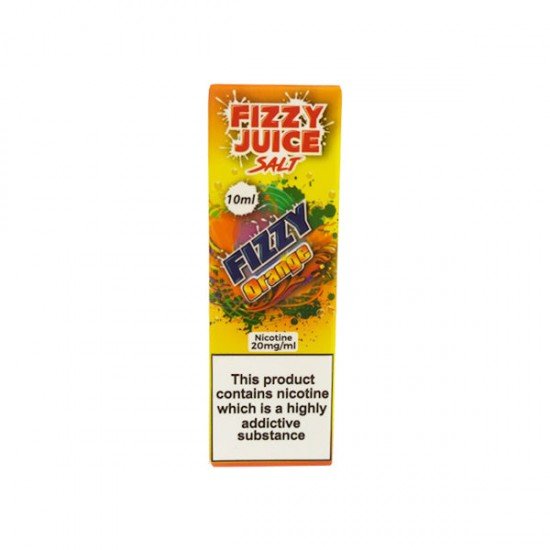 20mg Fizzy Juice 10ml Nic Salts (50VG/50PG) - Flavour: Orange