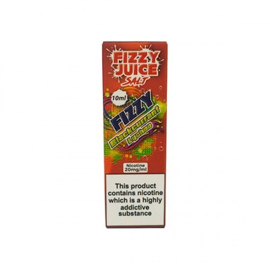 20mg Fizzy Juice 10ml Nic Salts (50VG/50PG) - Flavour: Blackcurrant Lychee