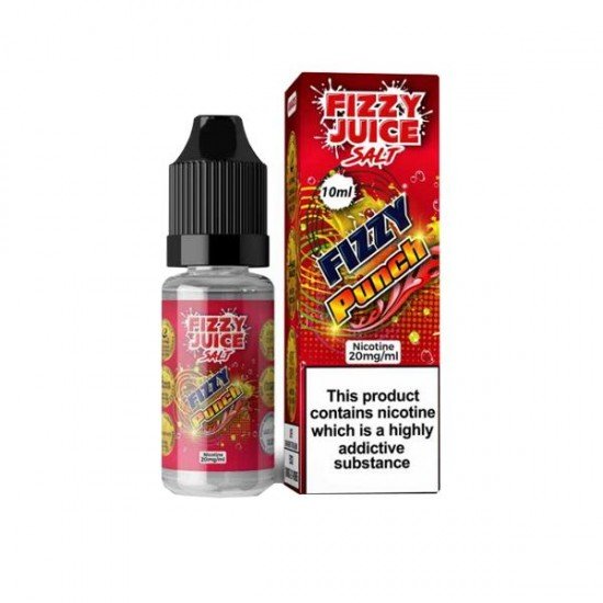 20mg Fizzy Juice 10ml Nic Salts (50VG/50PG) - Flavour: Punch