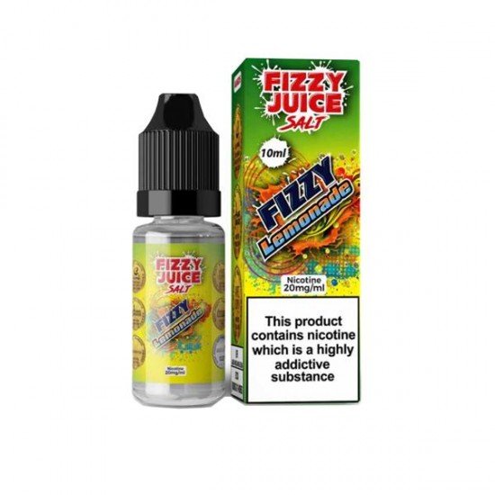 20mg Fizzy Juice 10ml Nic Salts (50VG/50PG) - Flavour: Lemonade