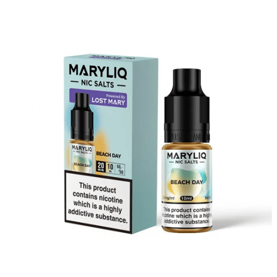 20mg MARYLIQ Nic Salt By Lost Mary 10ml (50VG/50PG) - Flavour: Beach Day