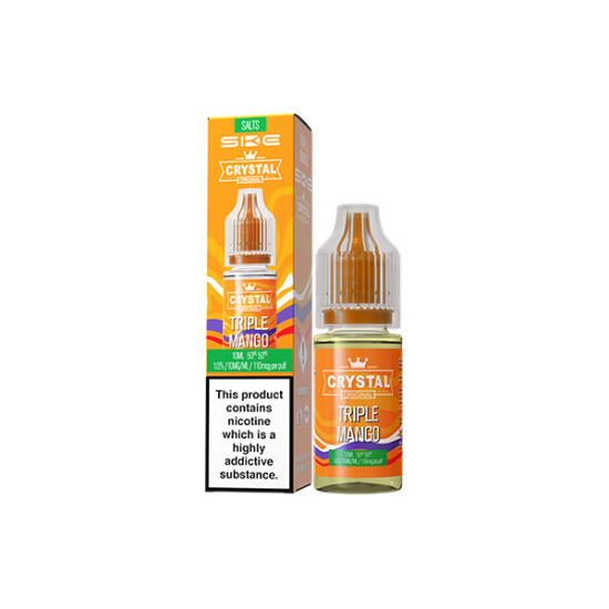 20mg SKE Crystal Original 10ml Nic Salts (50VG/50PG) - Flavour: Triple Mango