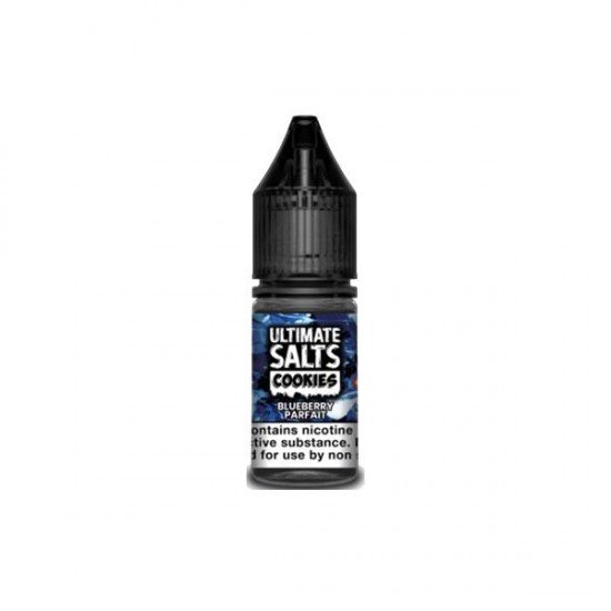 20mg Ultimate Puff Salts Cookies 10ML Flavoured Nic Salts (50VG/50PG) - Flavour: Blueberry Parfait