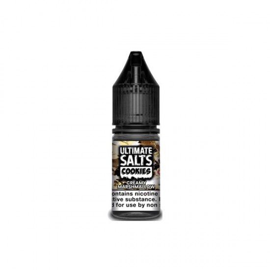 20mg Ultimate Puff Salts Cookies 10ML Flavoured Nic Salts (50VG/50PG) - Flavour: Creamy Mashmallow