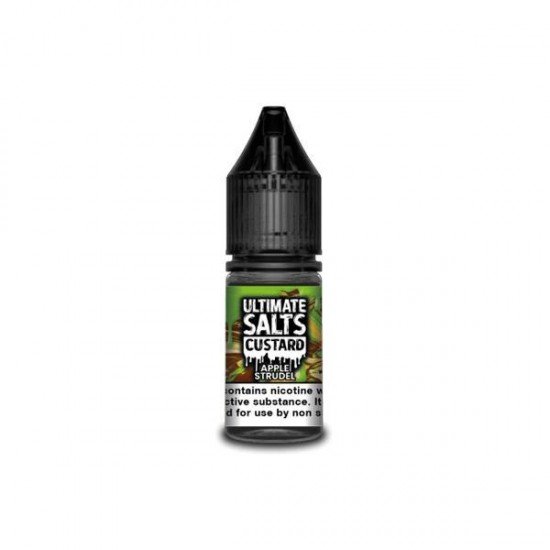 20MG Ultimate Puff Salts Custard 10ML Flavoured Nic Salts - Flavour: Apple Strudle