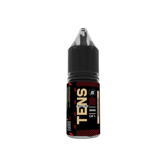 3mg Tens 50/50 10ml (50VG/50PG) - (Full Box) Pack Of 10 - Flavour: American Red