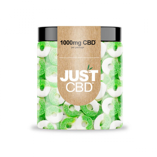 Just CBD 1000mg Gummies - 351g - Flavour: Apple rings