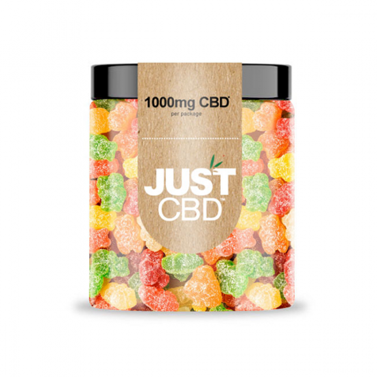 Just CBD 1000mg Gummies - 351g - Flavour: Sour bears