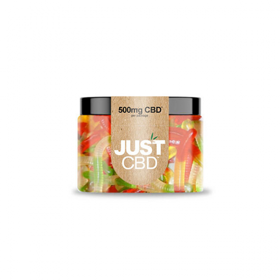 Just CBD 500mg Gummies - 132g - Flavour: Worm Gummies