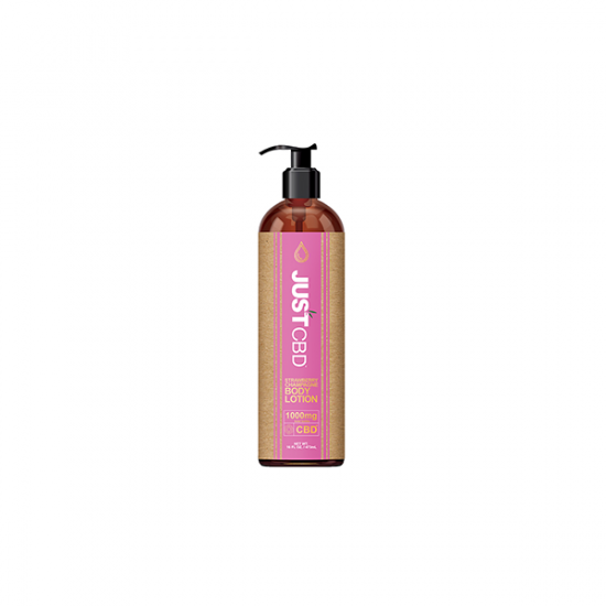 Just CBD 1000mg Body Lotion - 473ml - Aroma: Strawberry Champagne