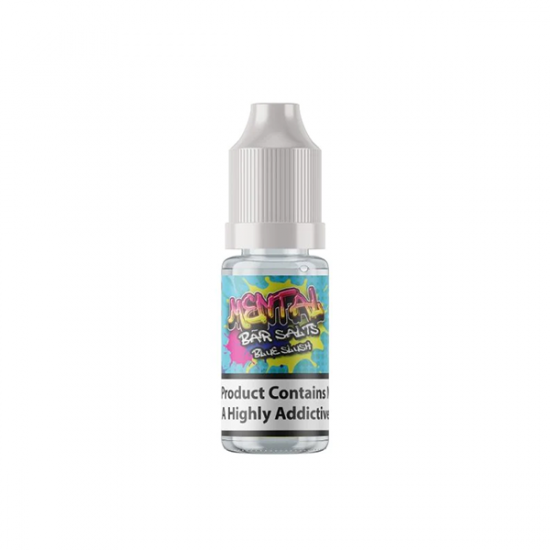 20mg Mental Bar Salts By Signature Vapours 10ml Nic Salt (50VG/50PG) (BUY 1 GET 1 FREE) - Flavour: Blue Slush