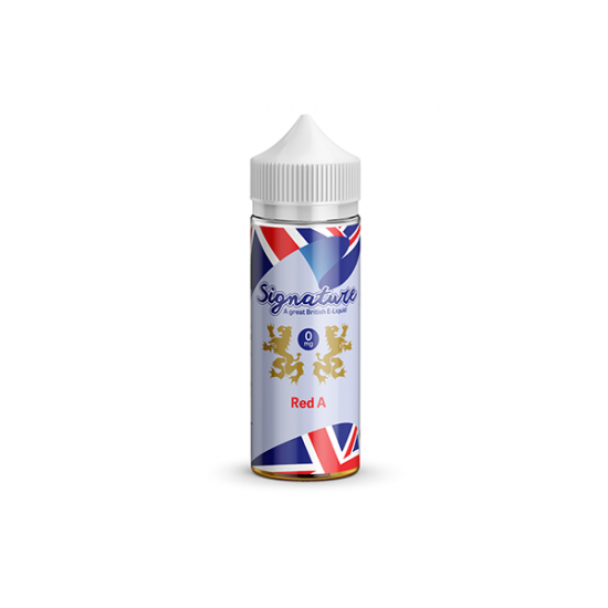 Signature Vapours 100ml E-liquid 0mg (50VG/50PG) - Flavour: Red A