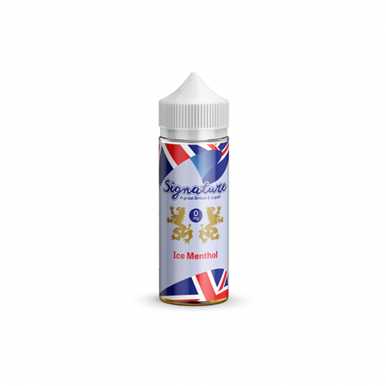 Signature Vapours 100ml E-liquid 0mg (50VG/50PG) - Flavour: Ice Menthol