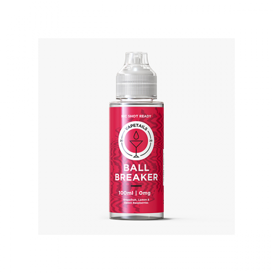 Vapetails By Signature Vapours 100ml E-liquid 0mg (50VG/50PG) - Flavour: Ballbreaker