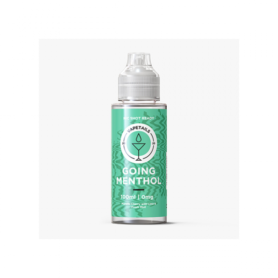 Vapetails By Signature Vapours 100ml E-liquid 0mg (50VG/50PG) - Flavour: Going Menthol