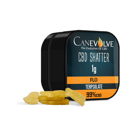 Canevolve 99% CBD Shatter - 1g - Flavour: Flo