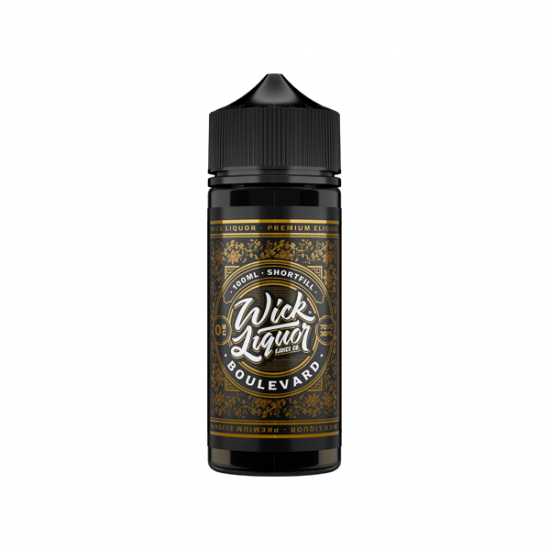 Wick Liquor 100ml Shortfill 0mg (70VG/30PG) - Flavour: Boulevard