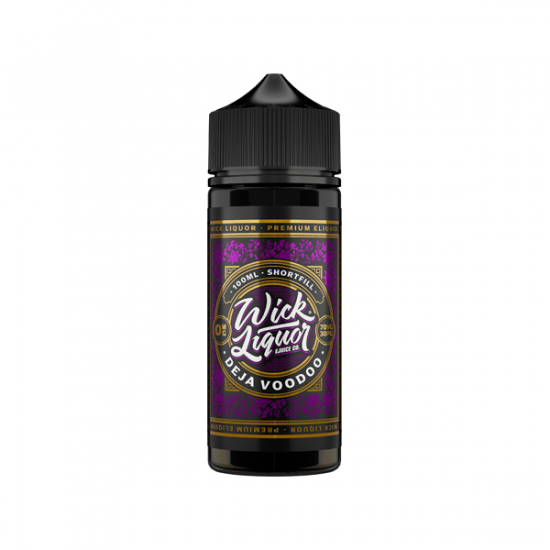 Wick Liquor 100ml Shortfill 0mg (70VG/30PG) - Flavour: Deja Voodoo