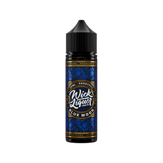 Wick Liquor 50ml Shortfill 0mg (70VG/30PG) - Flavour: Blue Moon