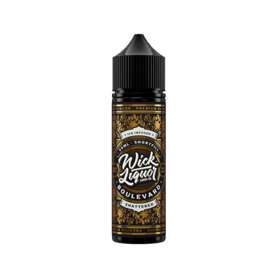 Wick Liquor 50ml Shortfill 0mg (70VG/30PG) - Flavour: Boulevard Shattered