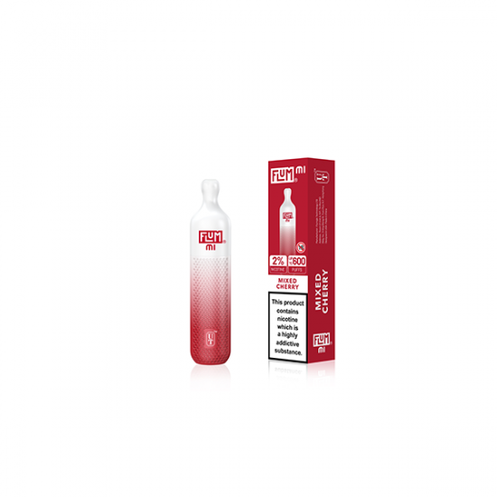 20mg Flum MI Disposable Vape Device 600 Puffs - Flavour: Mixed Cherry