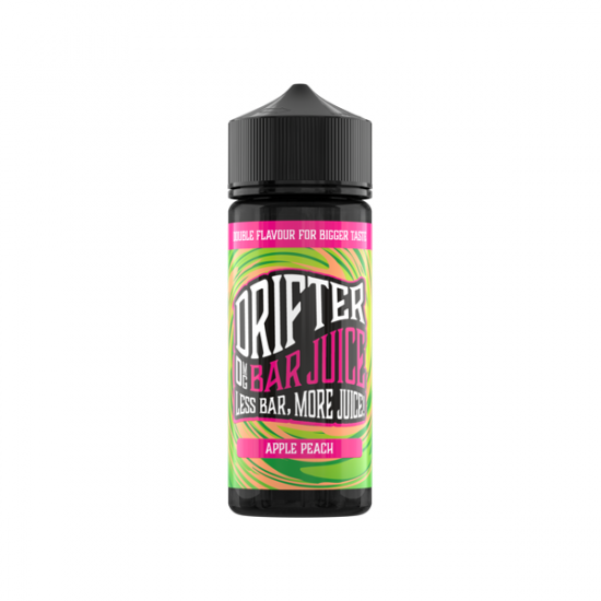 Drifter Bar Juice 100ml Shortfill 0mg (50VG/50PG) - Flavour: Apple Peach