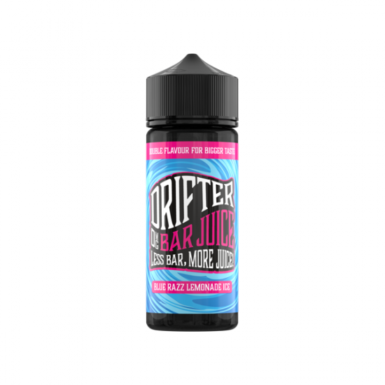 Drifter Bar Juice 100ml Shortfill 0mg (50VG/50PG) - Flavour: Blue Razz Lemonade Ice