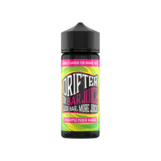 Drifter Bar Juice 100ml Shortfill 0mg (50VG/50PG) - Flavour: Pineapple Peach Mango