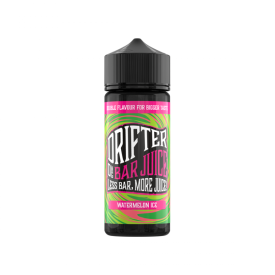 Drifter Bar Juice 100ml Shortfill 0mg (50VG/50PG) - Flavour: Watermelon Ice